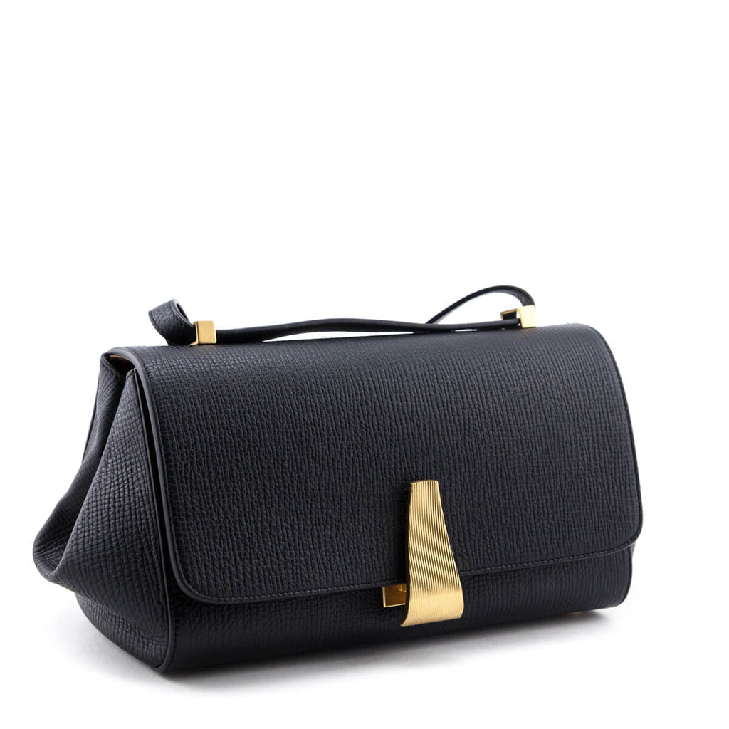Bv angle leather bag Bottega Veneta Navy in Leather - 22479813