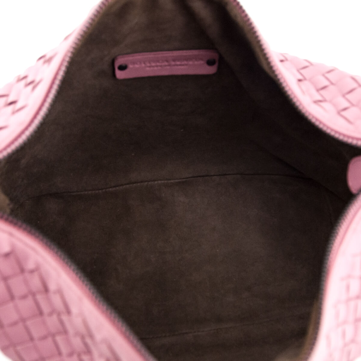 Bottega Veneta Pink Nappa Intrecciato Medium Shoulder Bag - Love that Bag etc - Preowned Authentic Designer Handbags & Preloved Fashions
