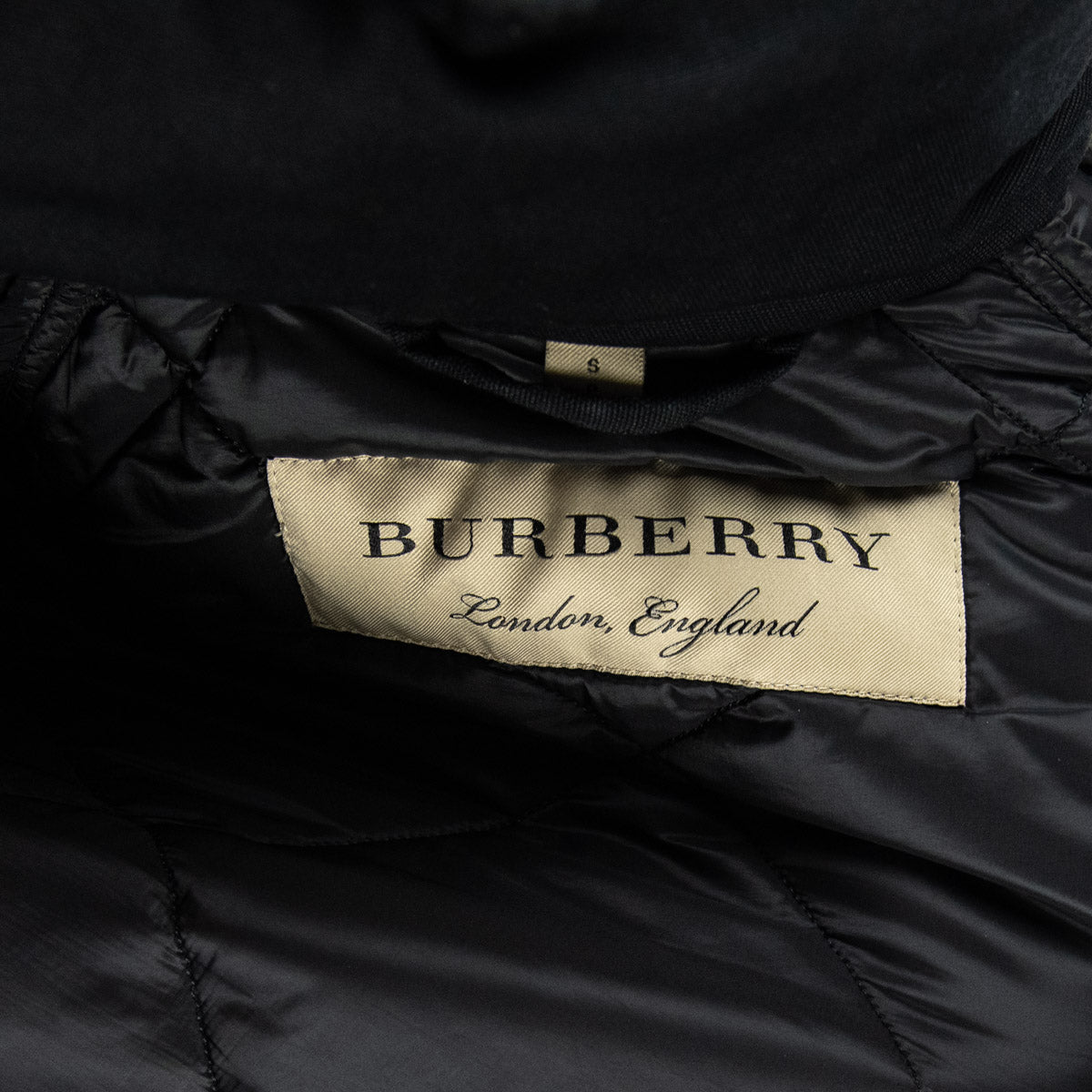 Burberry Black Down Belted Coat Size S | US 6 - Love that Bag etc - Preowned Authentic Designer Handbags & Preloved Fashions