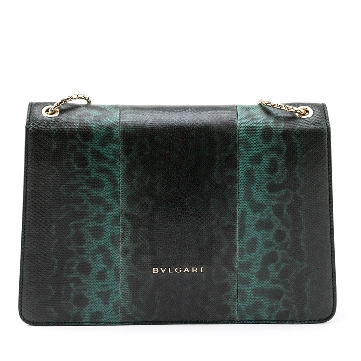 Bvlgari Green Karung Medium Serpenti Forever Flap Bag - Love that Bag etc - Preowned Authentic Designer Handbags & Preloved Fashions