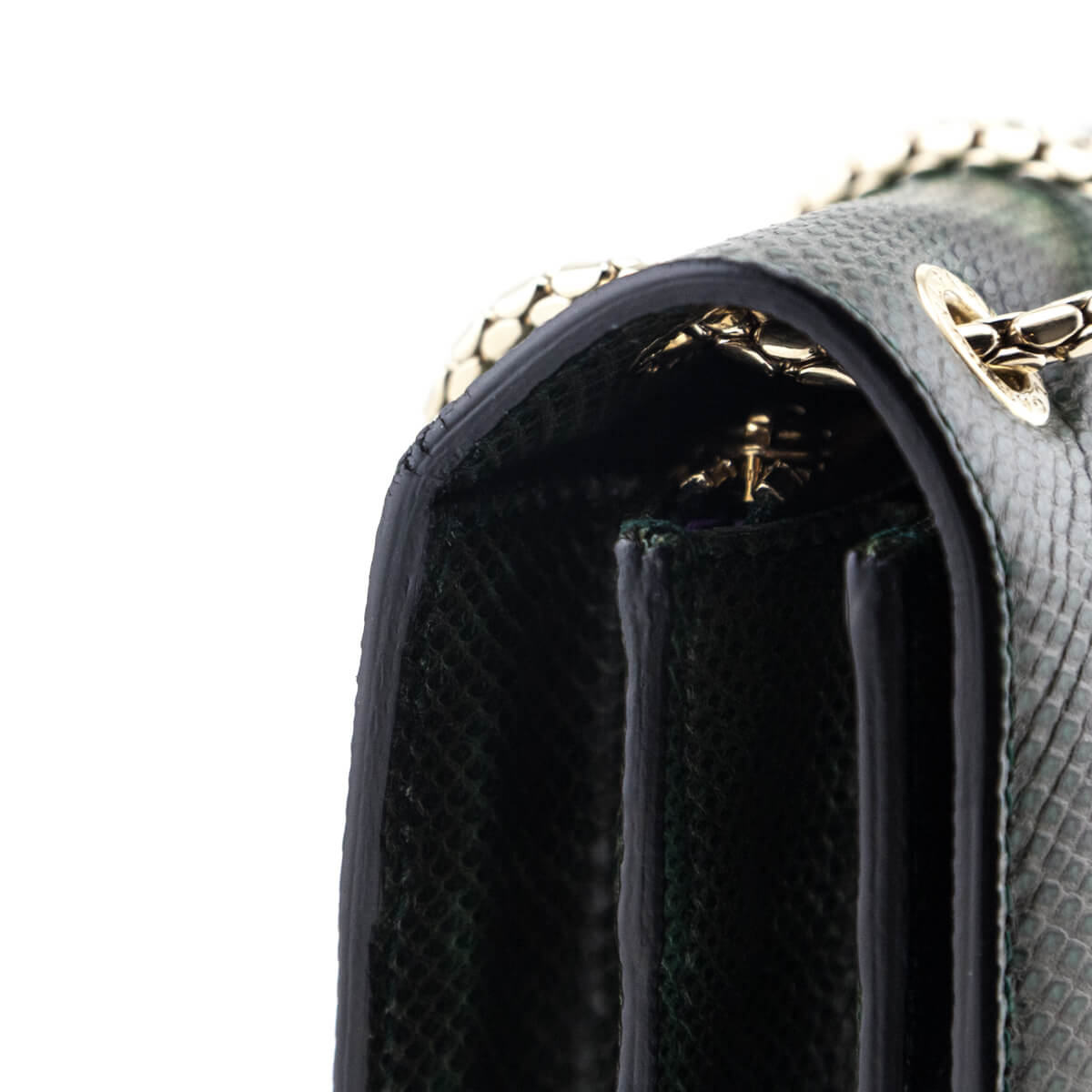 Bvlgari Green Karung Medium Serpenti Forever Flap Bag - Love that Bag etc - Preowned Authentic Designer Handbags & Preloved Fashions