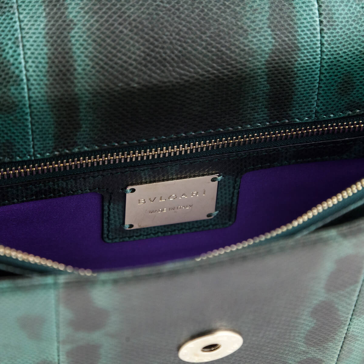 Bvlgari Green Karung Medium Serpenti Forever Flap Bag - Love that Bag etc - Preowned Authentic Designer Handbags & Preloved Fashions