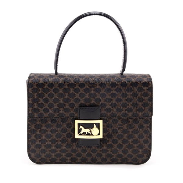 Auth Vintage Gucci GG Monogram XLarge Boston Speedy Satchel Bag