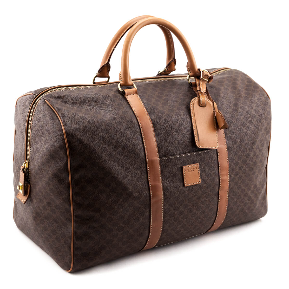 Celine Vintage Macadam Travel Bag Brown — Handbag Prescription