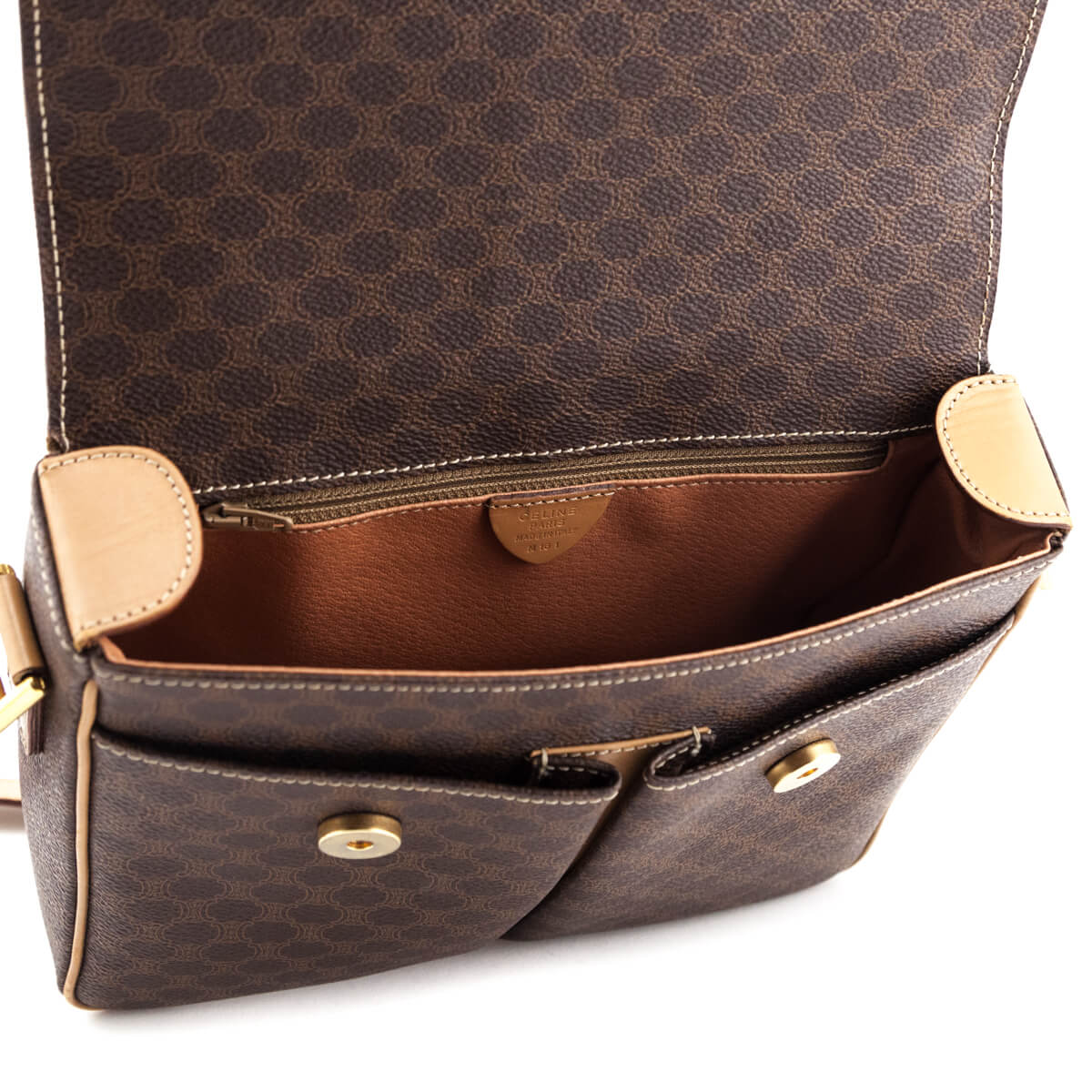 Celine Vintage Macadam Travel Bag Brown — Handbag Prescription