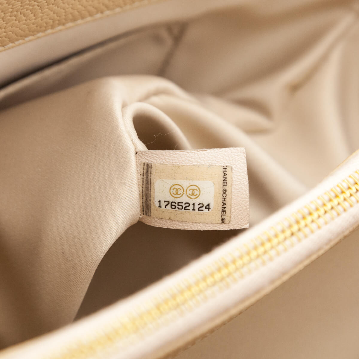 Chanel Beige Clair Quilted Caviar Grand Shopping Tote GHW - Love that Bag etc - Preowned Authentic Designer Handbags & Preloved Fashions