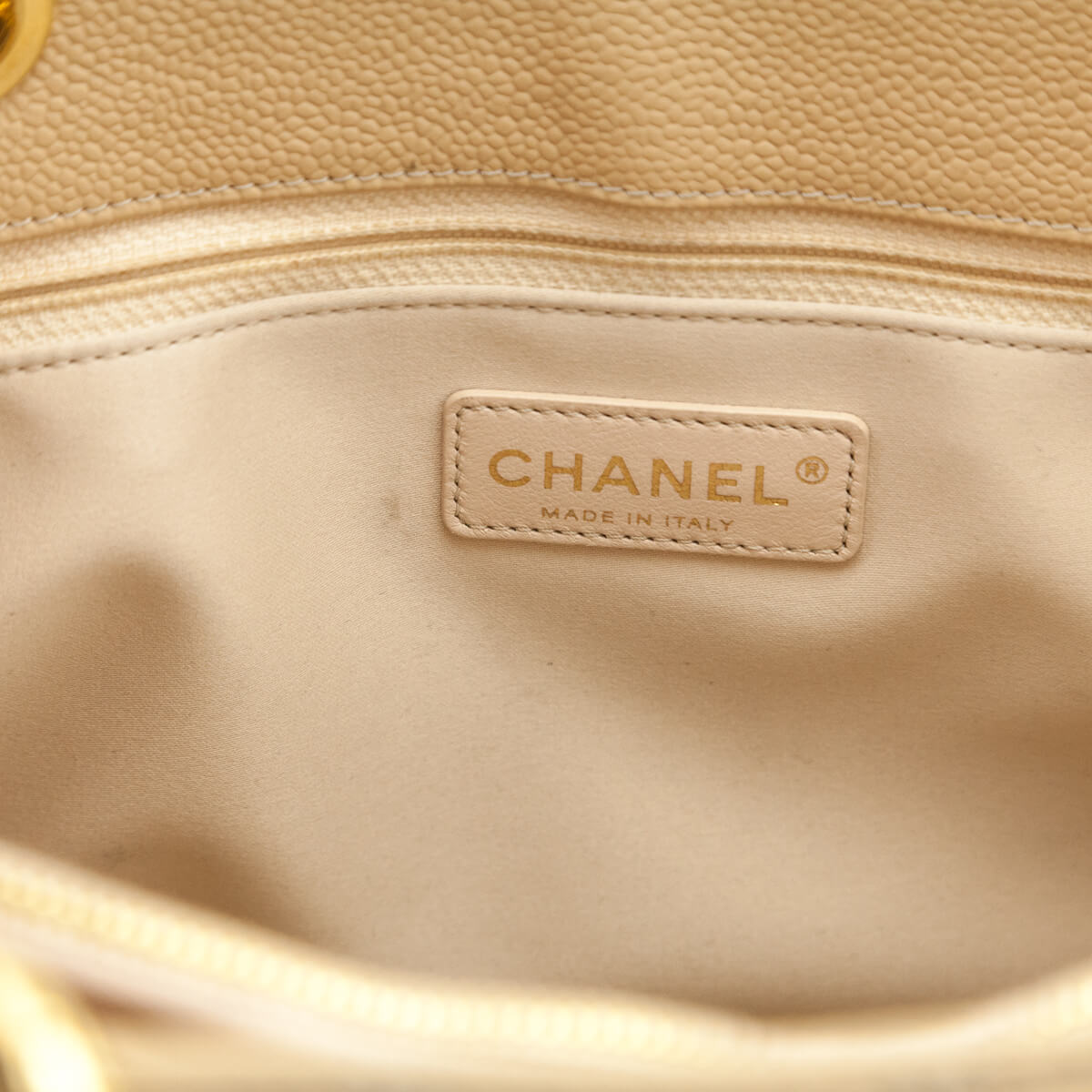 Chanel Beige Clair Quilted Caviar Grand Shopping Tote GHW - Love that Bag etc - Preowned Authentic Designer Handbags & Preloved Fashions