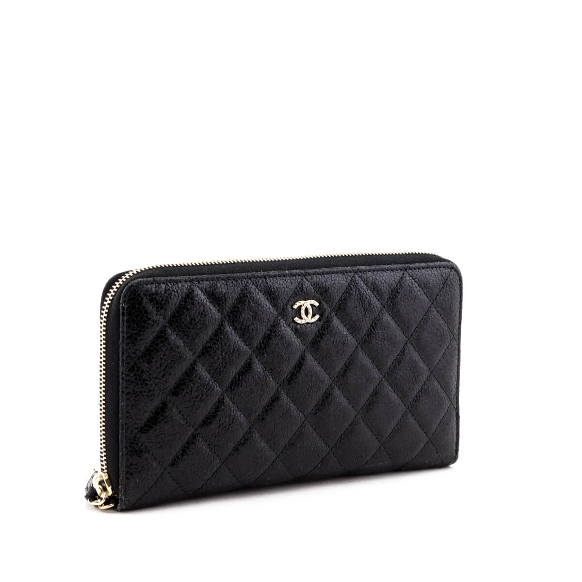 CHANEL #31356 Vintage Black Caviar Leather Snappy Wallet – ALL YOUR BLISS