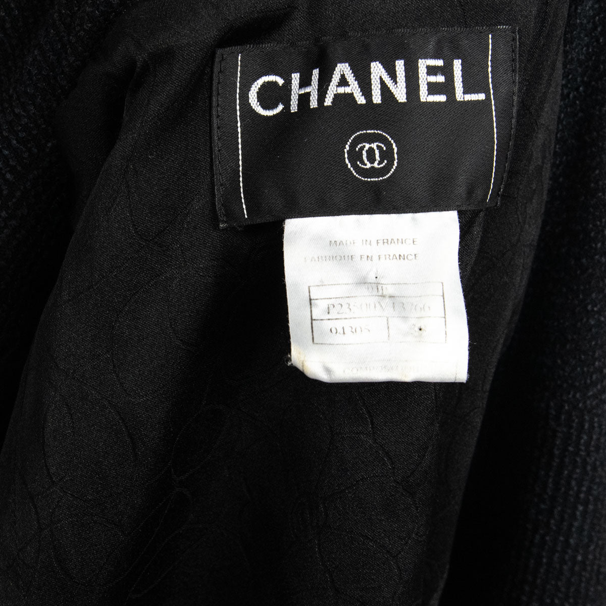 Chanel Black Frayed Vintage Jacket - Preloved Chanel Jacket Canada