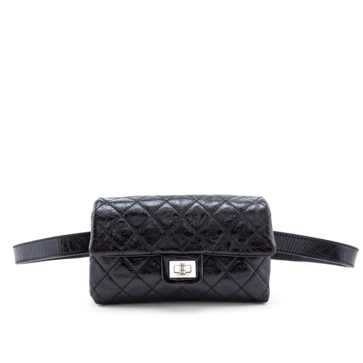 Chanel Quilted Uniform Belt Bag Black  THE PURSE AFFAIR