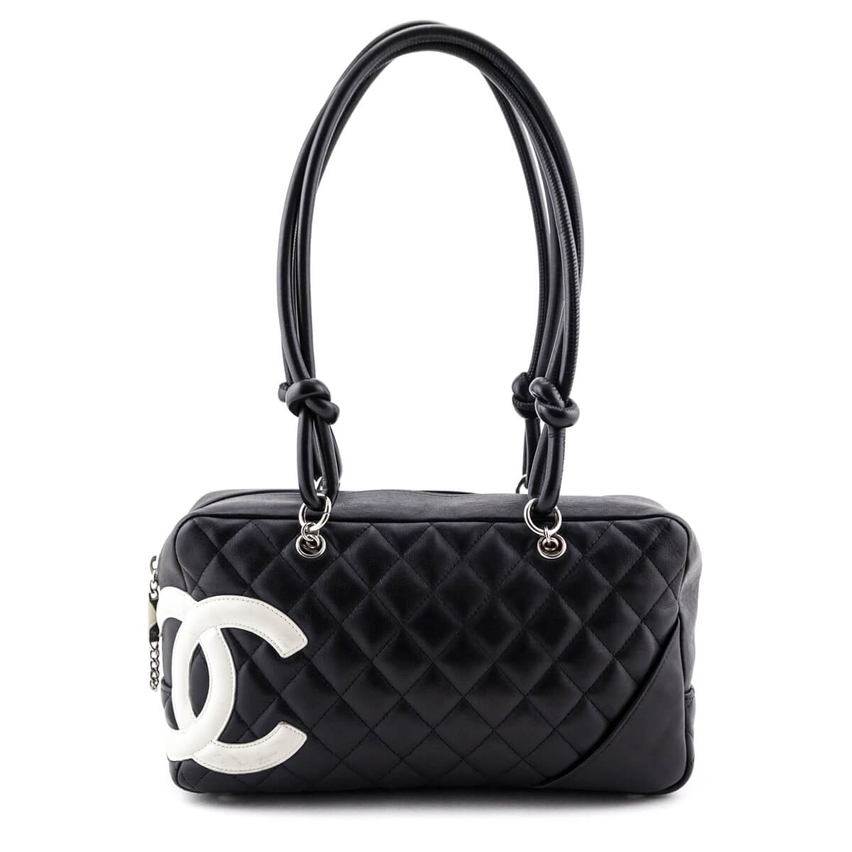 Vintage Chanel Bowling Chambon Quilted Handbag