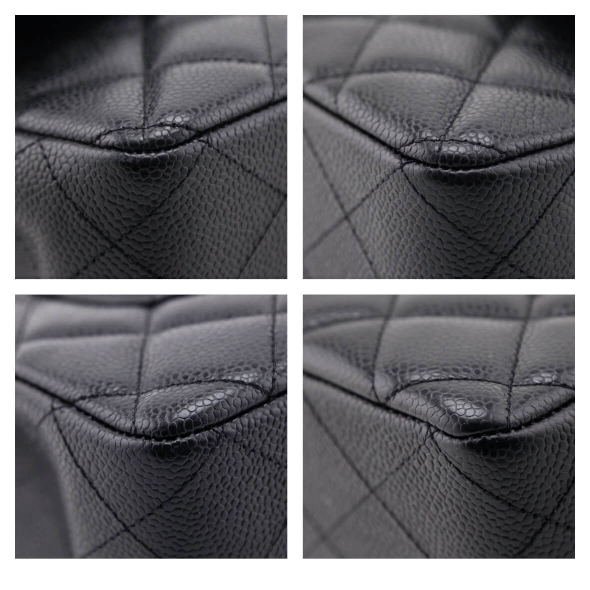 Chanel Black Quilted Caviar Jumbo Large Classic Single Flap Bag - Love that Bag etc - Preowned Authentic Designer Handbags & Preloved Fashions