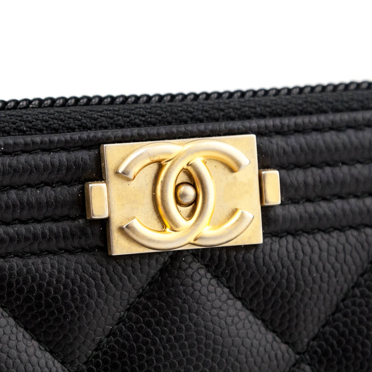 Small Boy Chanel Zipped Wallet