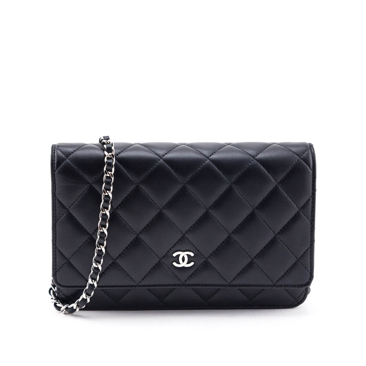 Chanel Black Lambskin Classic Long Wallet, myGemma