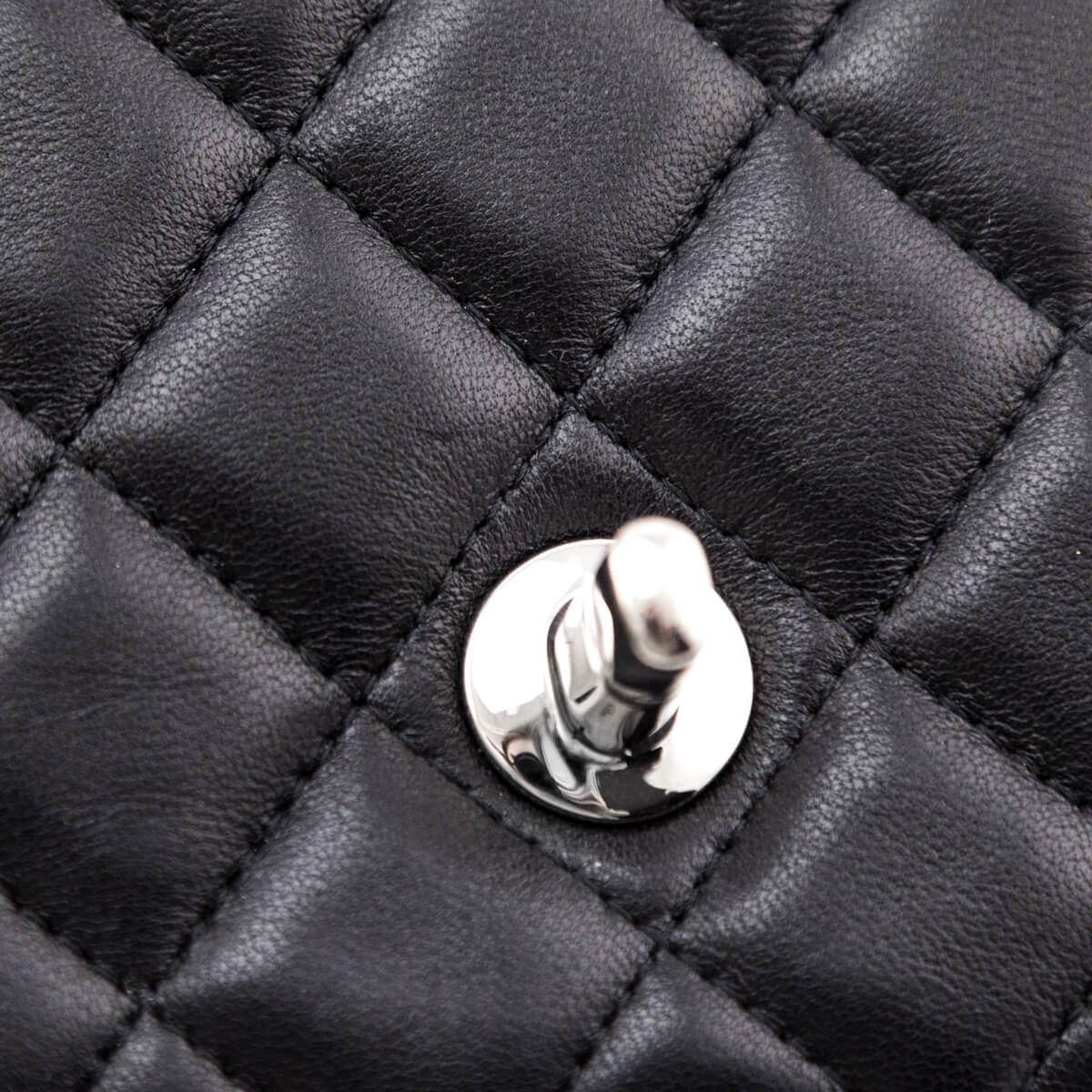Chanel Black Quilted Lambskin Mini Classic Rectangle Flap Bag SHW - Love that Bag etc - Preowned Authentic Designer Handbags & Preloved Fashions
