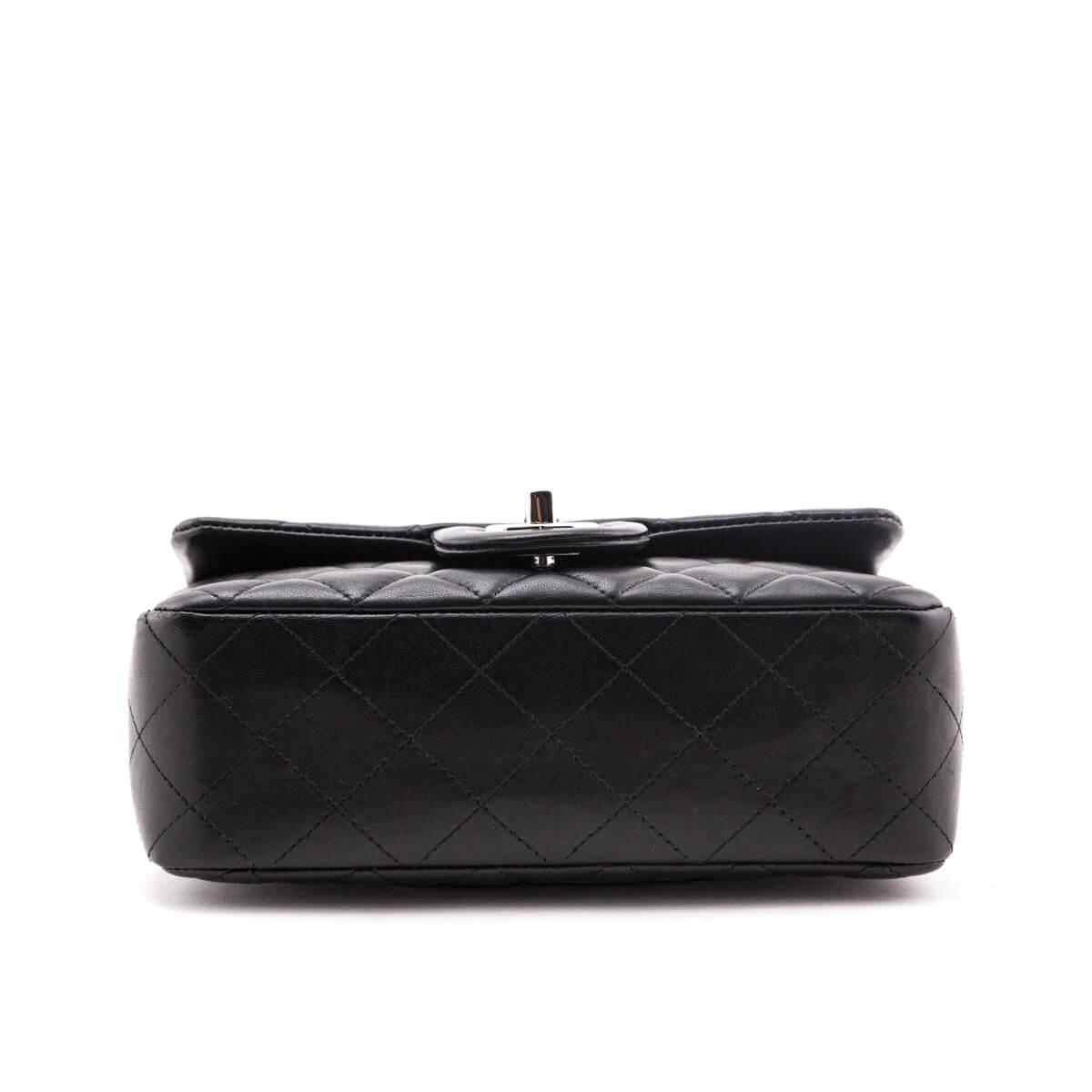 Chanel Black Quilted Lambskin Mini Classic Rectangle Flap Bag SHW - Love that Bag etc - Preowned Authentic Designer Handbags & Preloved Fashions