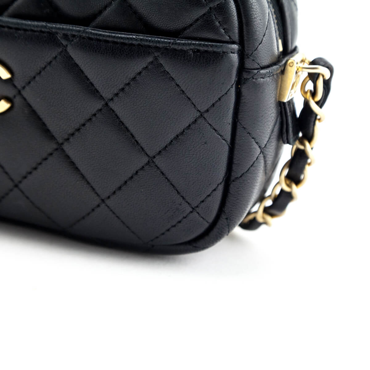 Chanel Black Quilted Lambskin Small Timeless Camera Case - Love that Bag etc - Preowned Authentic Designer Handbags & Preloved Fashions