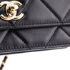 Chanel Black Quilted Lambskin Trendy CC Wallet On Chain - Love that Bag etc - Preowned Authentic Designer Handbags & Preloved Fashions