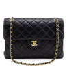 Chanel Black Quilted Lambskin Vintage Jumbo Double Sided Classic Flap Bag - Love that Bag etc - Preowned Authentic Designer Handbags & Preloved Fashions
