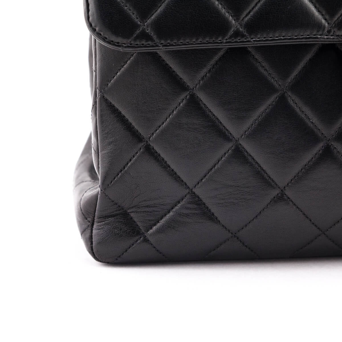 Chanel Black Quilted Lambskin Vintage Jumbo Double Sided Classic Flap Bag - Love that Bag etc - Preowned Authentic Designer Handbags & Preloved Fashions