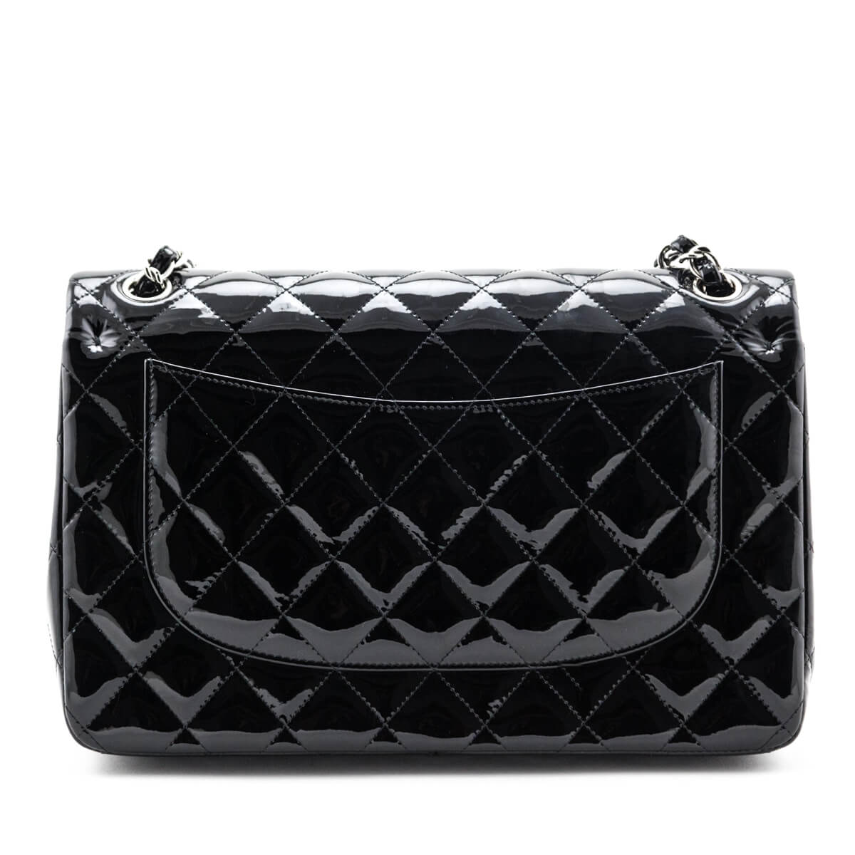 Chanel Black Patent Large Mademoiselle Bag – Jadore Couture