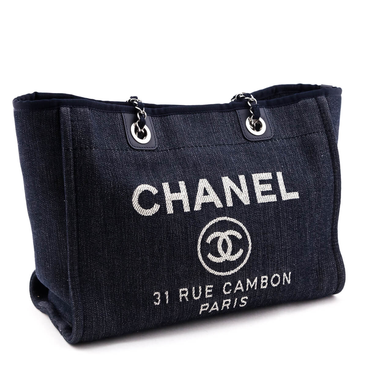 Chanel Dark Blue Denim Small Deauville Tote - Chanel Resale Canada – Love  that Bag etc - Preowned Designer Fashions