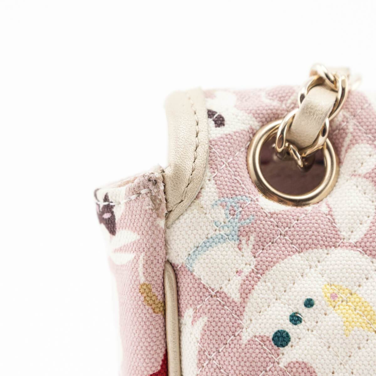 Chanel Terry Baby Animals Diaper Bag - Pink - CHA206476