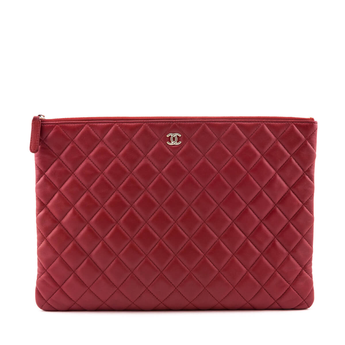 Chanel pouch red Clearance