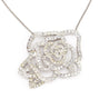 Chanel Silver Crystal Camellia Pendant Necklace - Love that Bag etc - Preowned Authentic Designer Handbags & Preloved Fashions