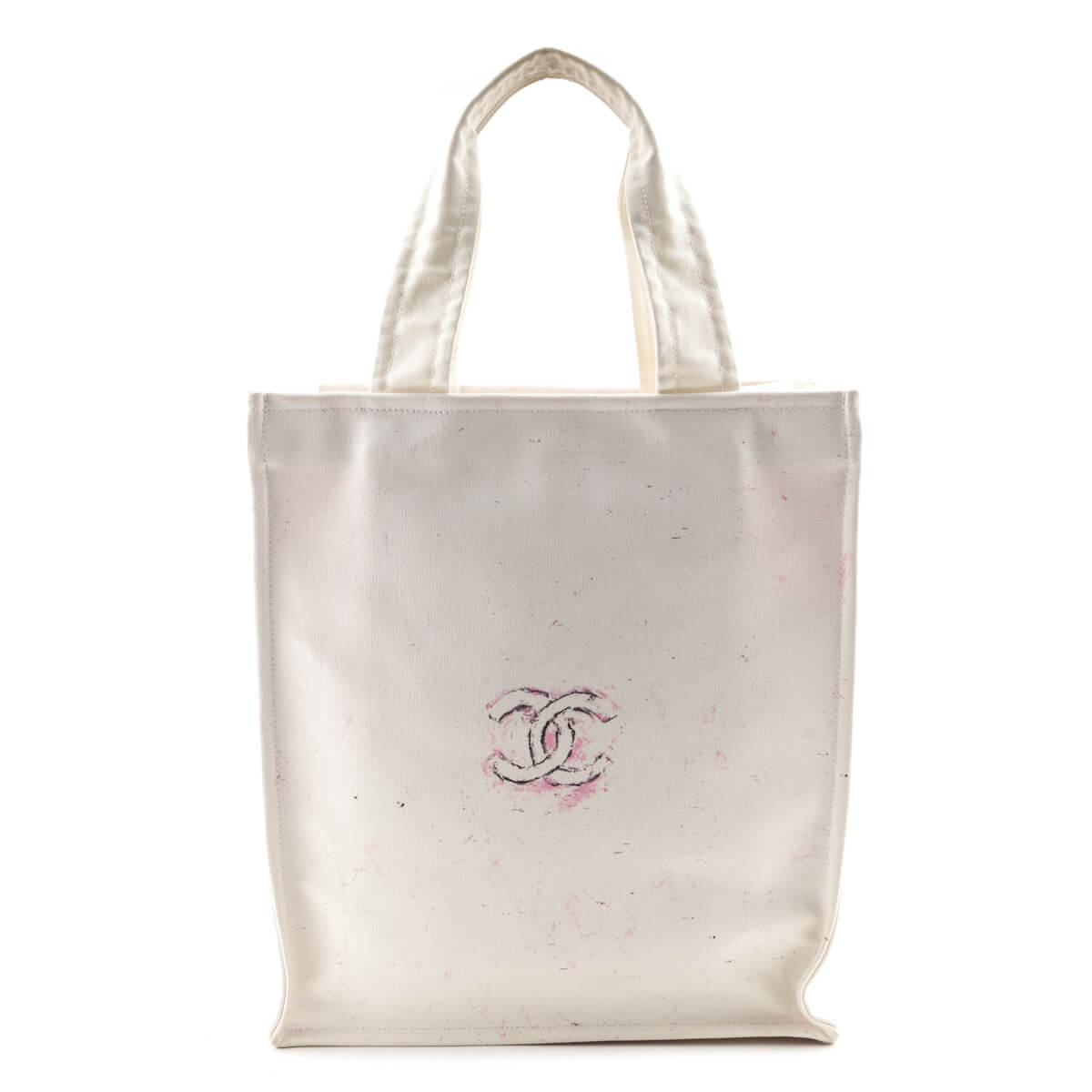 Chanel White Canvas Chanel Cruise Miami Tote - Preloved Chanel Tote CA –  Love that Bag etc - Preowned Designer Fashions
