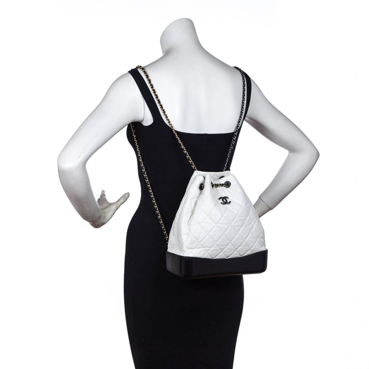Chanel White Quilted Aged Calfskin Small Gabrielle Backpack – Love that Bag  etc - Preowned Designer Fashions