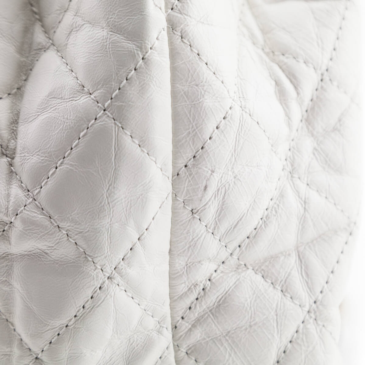 CHANEL Aged Calfskin Quilted Small Gabrielle Backpack White