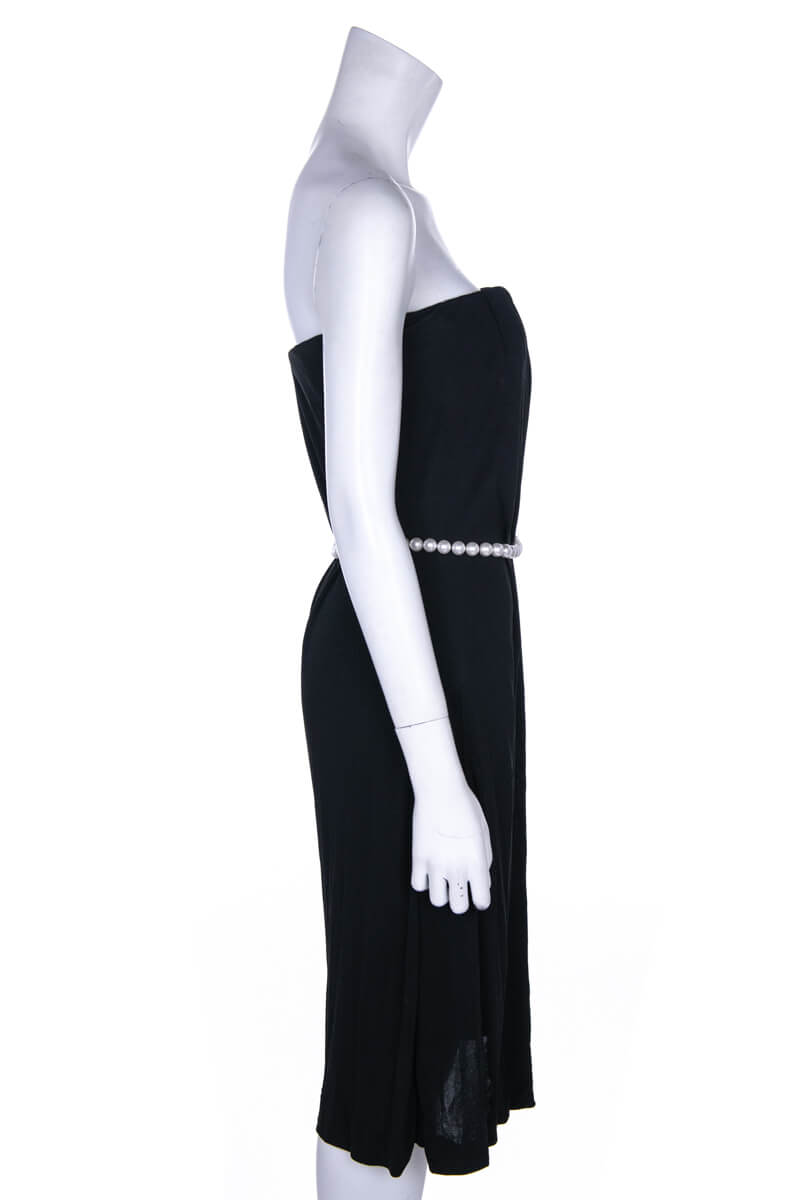 Chanel Black Stretch Pearl-Embellished Strapless Dress - Chanel CA – Love  that Bag etc - Preowned Designer Fashions