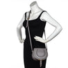 Chloe Cashmere Gray Calfskin Mini Marcie Round Saddle Crossbody - Love that Bag etc - Preowned Authentic Designer Handbags & Preloved Fashions