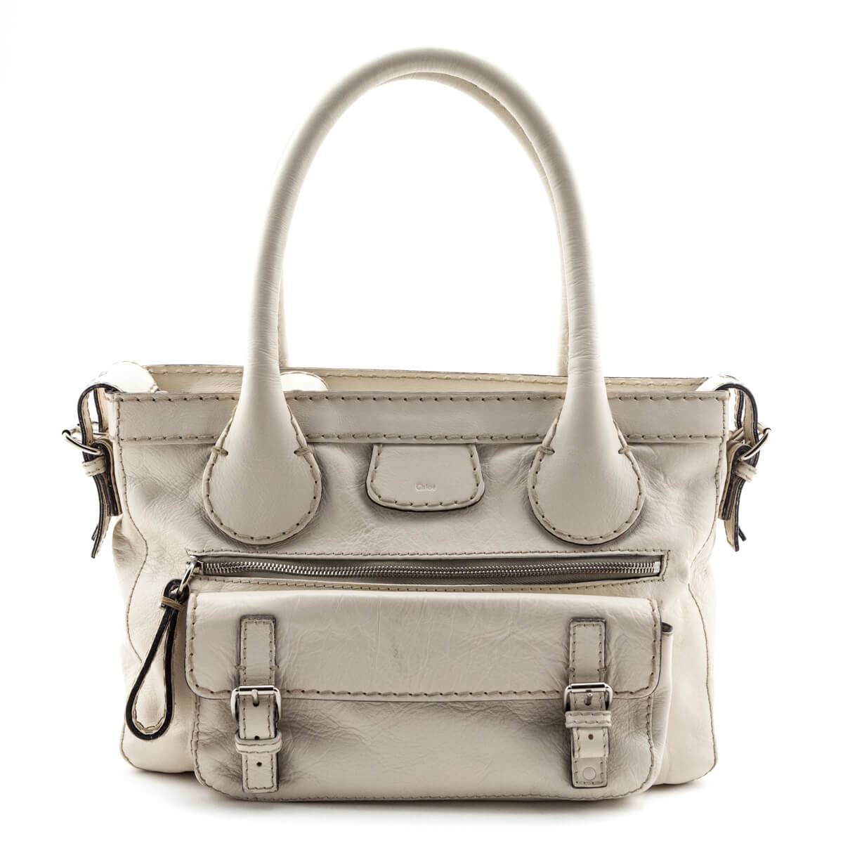 Chloe Ivory Calfskin Edith Bag - Love that Bag etc - Preowned Authentic Designer Handbags & Preloved Fashions