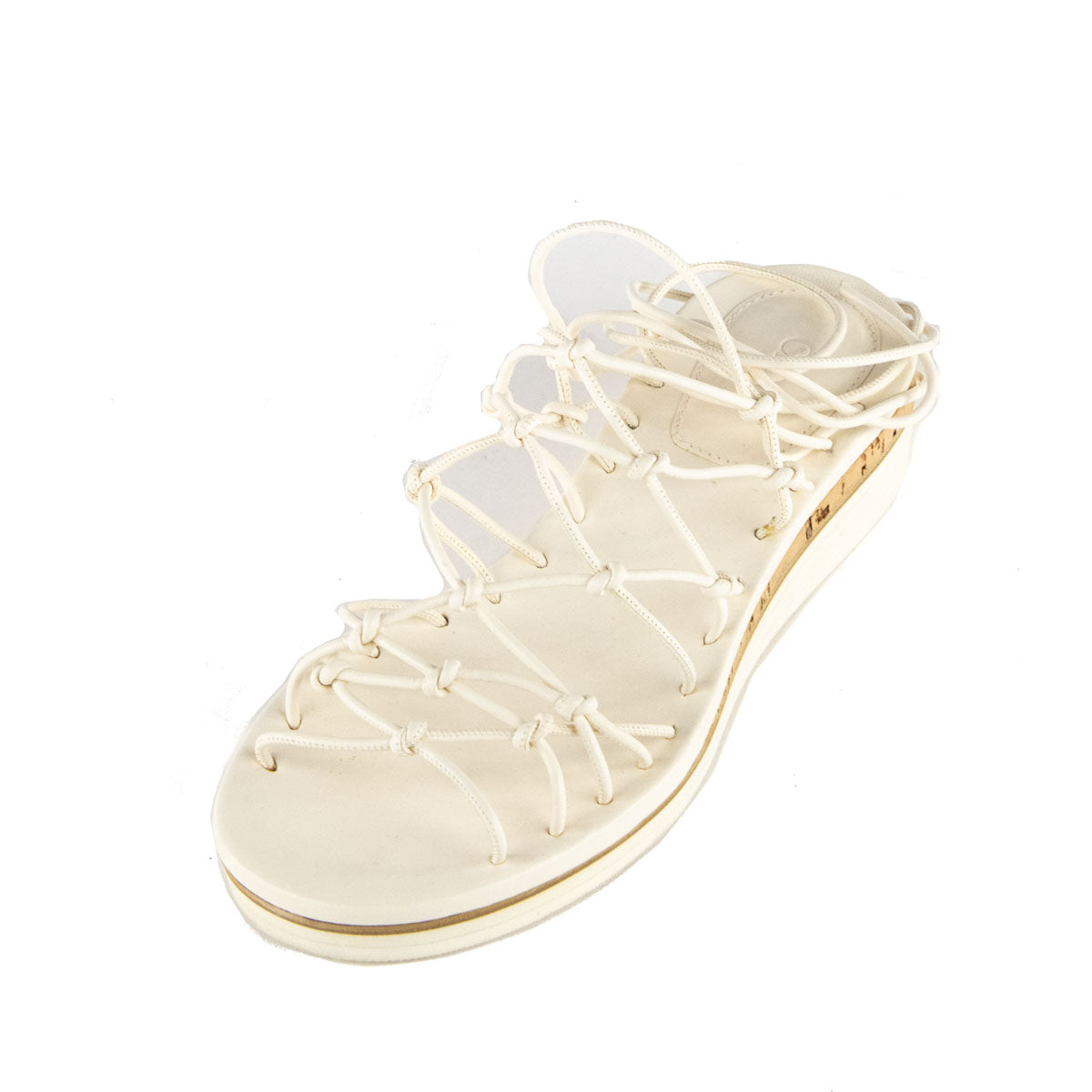 Chloe Open White Skinny Strap Block Heel Sandals Size US 8 | EU 38 - Love that Bag etc - Preowned Authentic Designer Handbags & Preloved Fashions