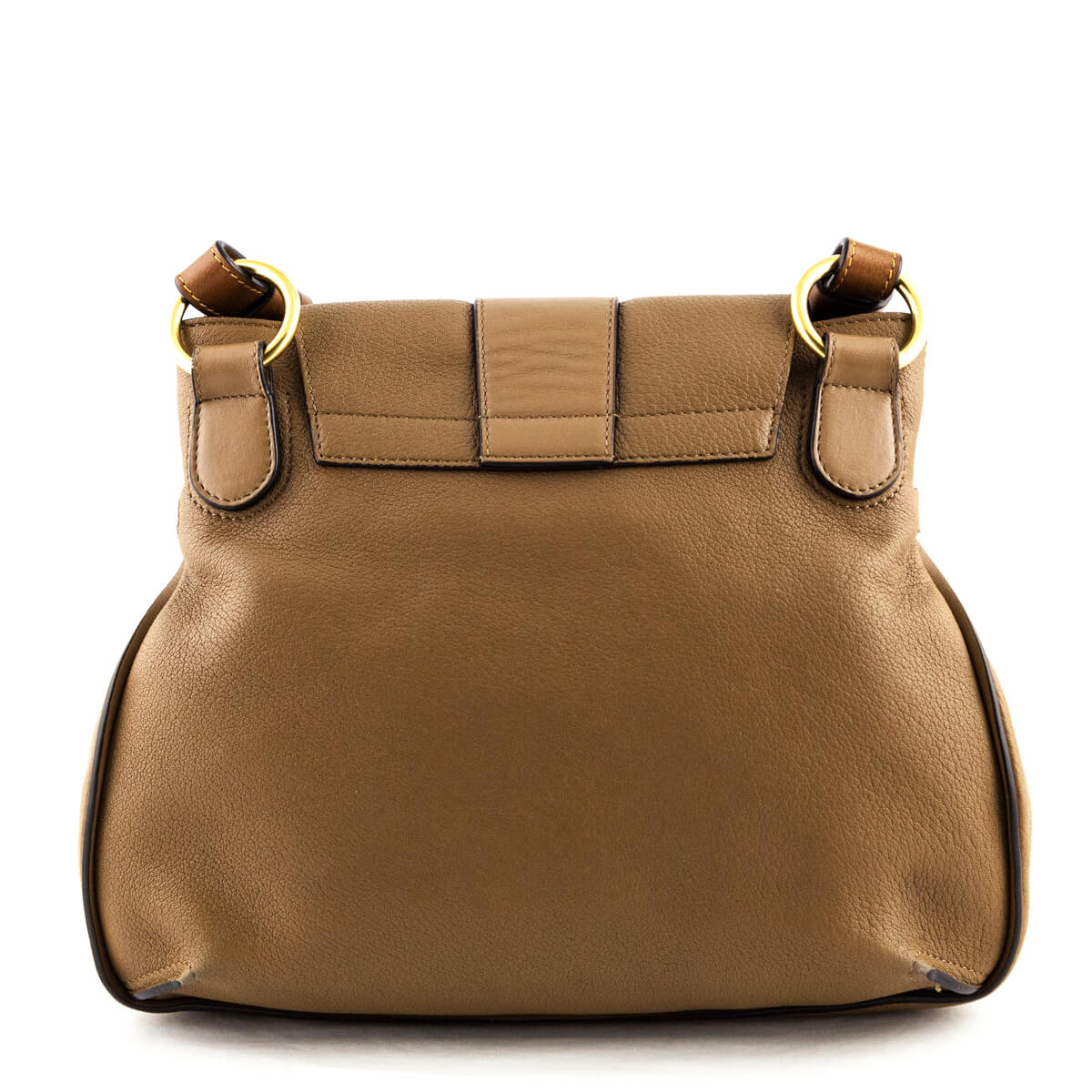 Chloe Nut Leather Small Lexa Double Strap Crossbody - Love that Bag etc - Preowned Authentic Designer Handbags & Preloved Fashions