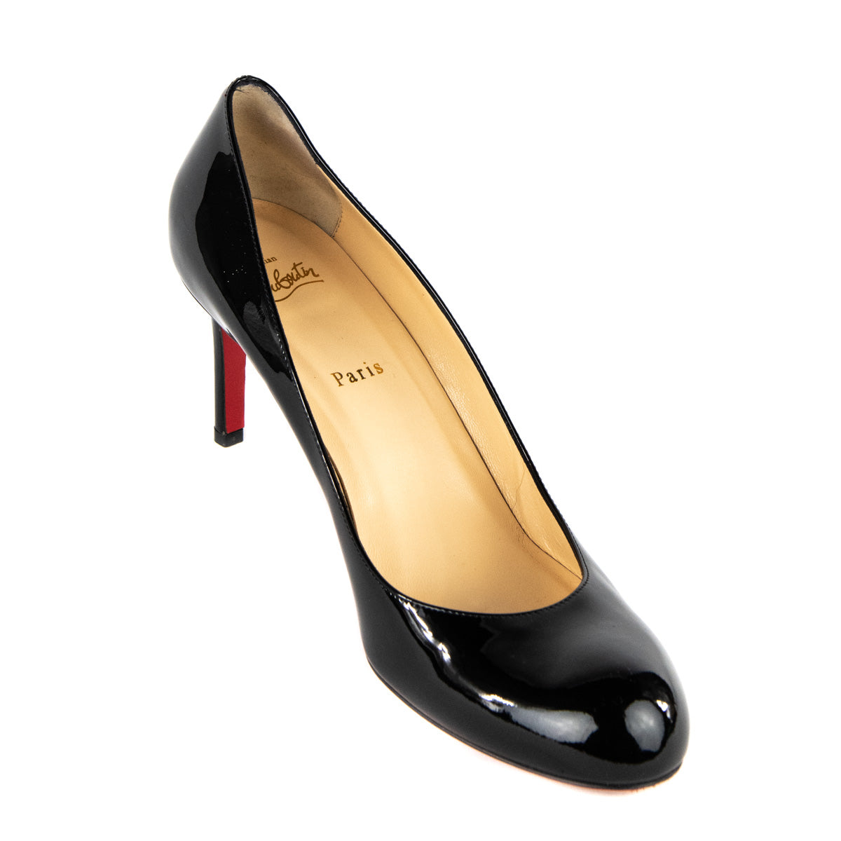 Christian Louboutin Black Patent Leather Pumps Size 13 | EU 43