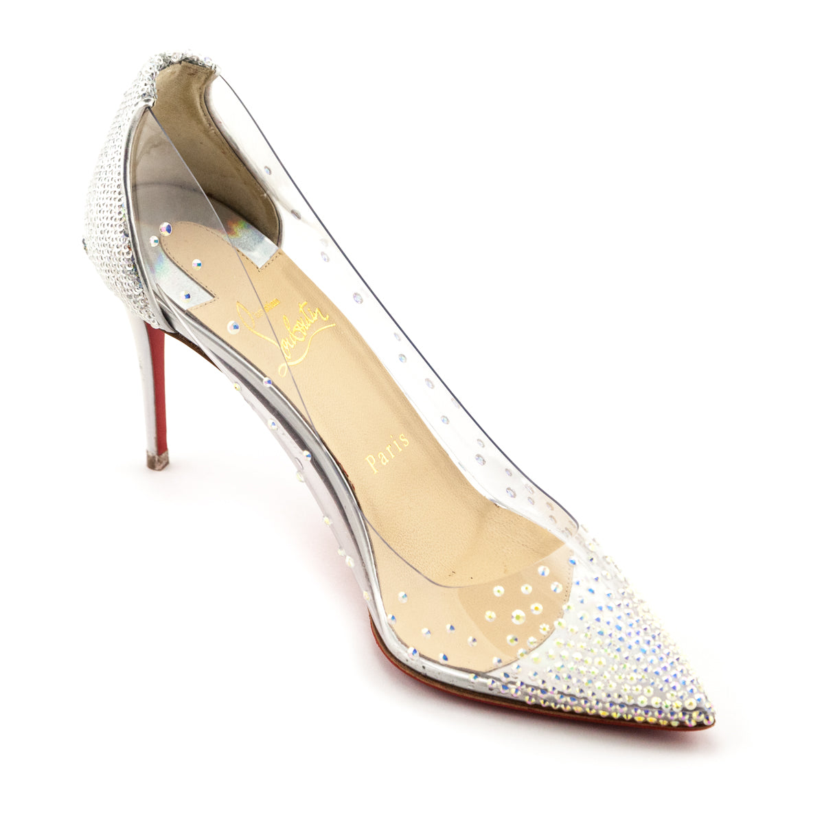 Glitter heels Louis Vuitton Gold size 37 EU in Glitter - 17959135