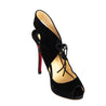 Christian Louboutin Suede Tie Pumps Size US 10 | EU 40 - Love that Bag etc - Preowned Authentic Designer Handbags & Preloved Fashions