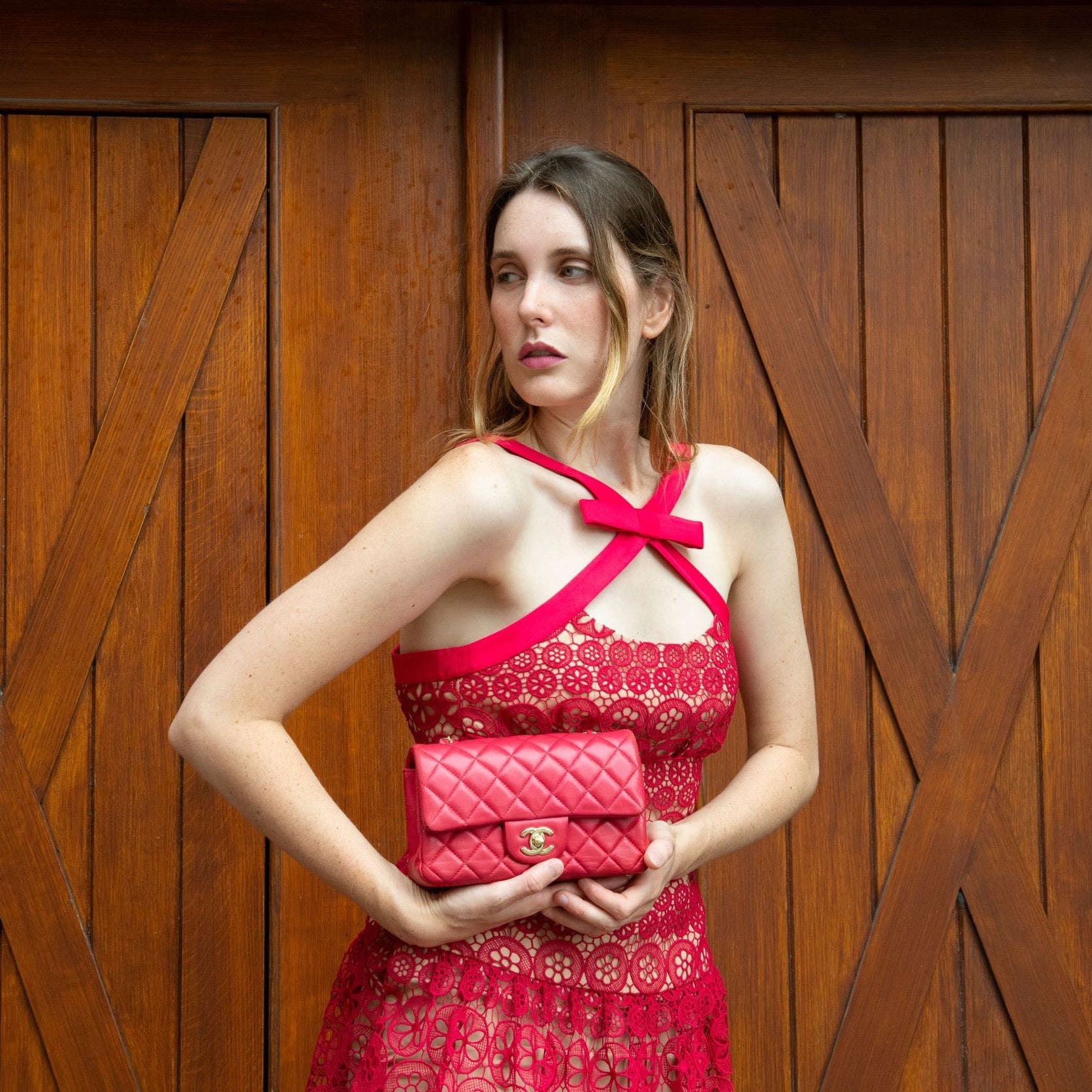 aje admiration asymmetric mini dress Aje