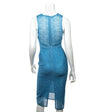 Diane von Furstenberg Blue Lace Sleeveless Pencil Dress Size XS - Love that Bag etc - Preowned Authentic Designer Handbags & Preloved Fashions