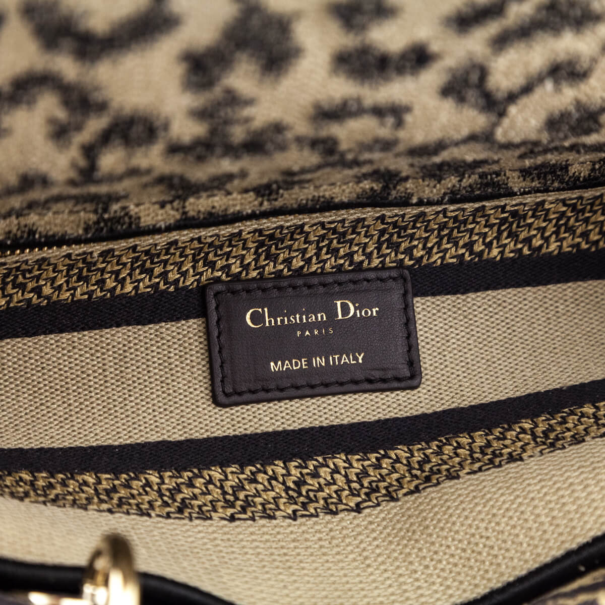 Dior Beige & Multicolor Mizza Embroidery Medium Lady D-Lite Bag - Love that Bag etc - Preowned Authentic Designer Handbags & Preloved Fashions