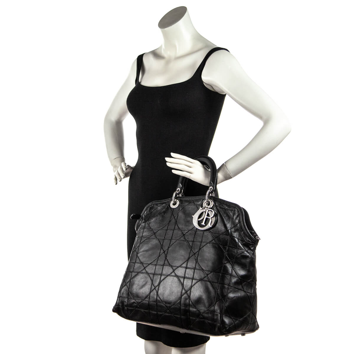 Dior Blue Cannage Quilted Lambskin Leather Granville Tote  My Luxury  Bargain South Africa