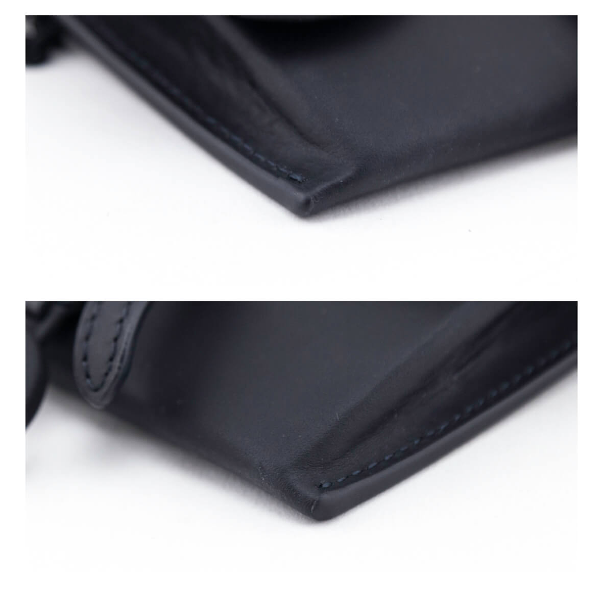 Dior Black Ultra Matte Calfskin Nano Saddle Chain Pouch - Shop Dior CA