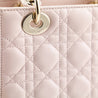 Dior Blush Pink Quilted Lambskin Cannage Lucky Badges Small Lady Dior Bag - Love that Bag etc - Preowned Authentic Designer Handbags & Preloved Fashions