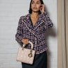 Dior Blush Pink Quilted Lambskin Cannage Lucky Badges Small Lady Dior Bag - Love that Bag etc - Preowned Authentic Designer Handbags & Preloved Fashions