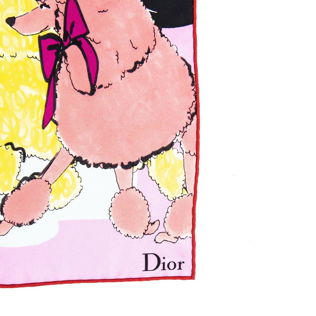 Christian Dior pre-owned Mitzah silk scarf, Pink