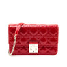 Dior Red Patent Cannage Miss Dior Promenade Pouch - Love that Bag etc - Preowned Authentic Designer Handbags & Preloved Fashions