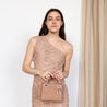 Stella McCartney Beige One Shoulder Lace Dress Size XXS | IT 36 - Love that Bag etc - Preowned Authentic Designer Handbags & Preloved Fashions